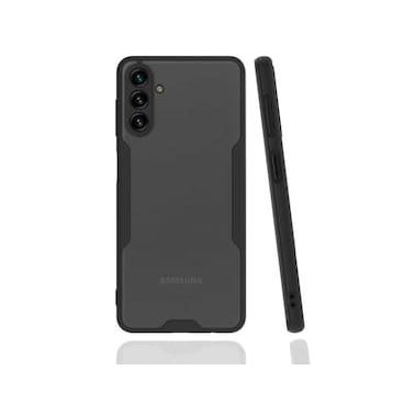 Ceponya Galaxy A13 Kamera Korumalı Arkası Şeffaf Silikon Kılıf