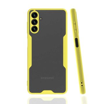 Ceponya Galaxy A13 Kamera Korumalı Arkası Şeffaf Silikon Kılıf