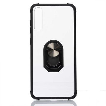 Ceponya Galaxy A50 - A30s Kenarları Renkli Anti Şok Şeffaf Kılıf