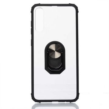 Ceponya Galaxy A50 - A30s Kenarları Renkli Anti Şok Şeffaf Kılıf