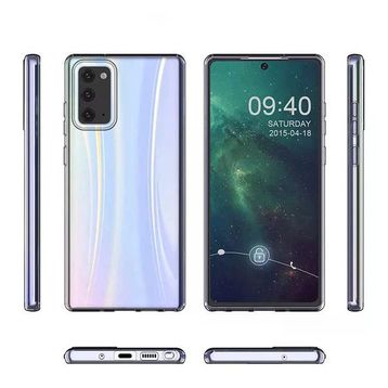 Ceponya Galaxy Note 20 İnce Esnek Şeffaf Süper Silikon Kılıf