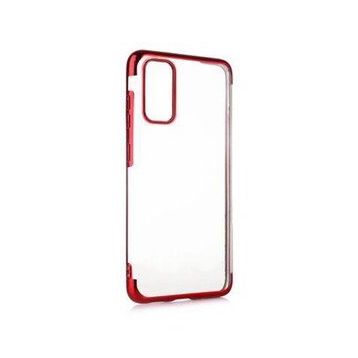 Ceponya Galaxy S21 İnce Köşeleri Renkli Şeffaf Silikon Kılıf