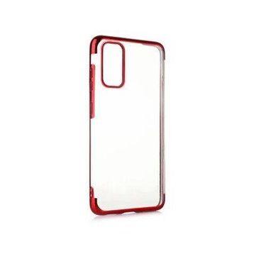 Ceponya Galaxy S21 İnce Köşeleri Renkli Şeffaf Silikon Kılıf