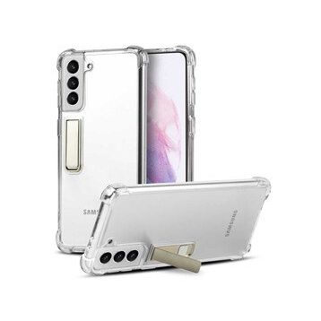 Ceponya Galaxy S21 Plus Standlı Süper Silikon Kapak Kılıf