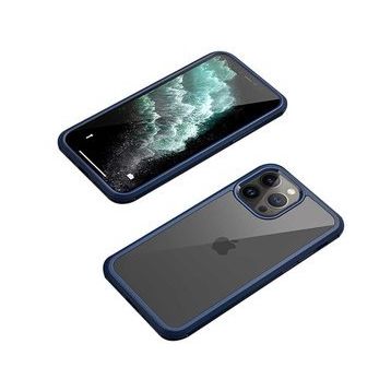 Ceponya iPhone 12 Pro Max Dor Silikon 360 Temperli Cam Kapak