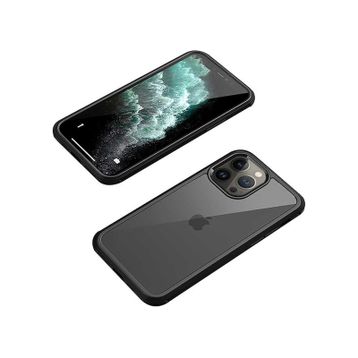 Ceponya iPhone 12 Pro Max Dor Silikon 360 Temperli Cam Kapak