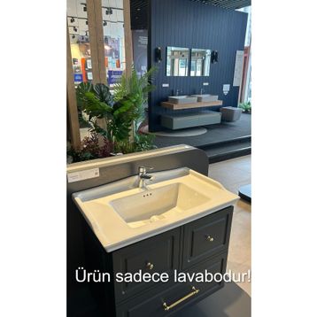 Cerastyle Kapadokya 65 cm Etajerli Lavabo