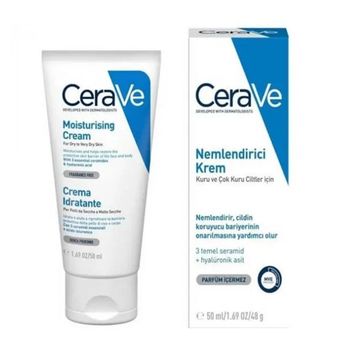 CeraVe 2x50 ml Yüz&Vücut Nemlendirici Krem