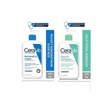 Cerave 473 ml Nemlendirici Losyon+473 ml Köpüren Temizleyici