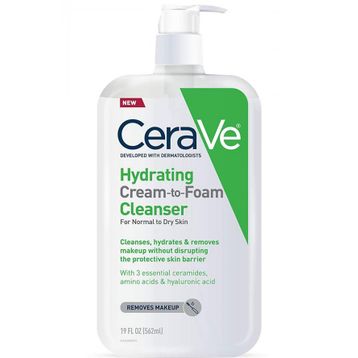 CeraVe 562 ml Köpük Temizleyici Nemlendirici Krem