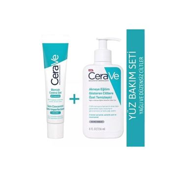 CeraVe Akneye Eğilim Gösteren Ciltler İçin Yüz Bakım Seti