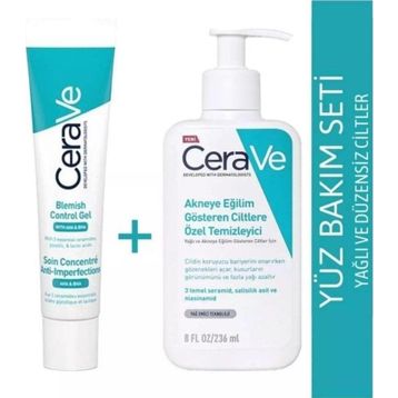 CeraVe Akneye Eğilim Gösteren Ciltler İçin Yüz Bakım Seti
