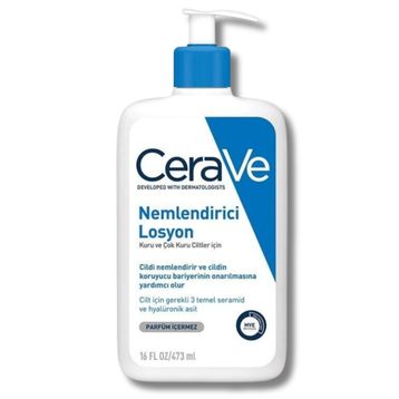 CeraVe Seramid ve Hyalüronik Asit İçerikli 473 ml Nemlendirici Yüz ve Vücut Losyonu