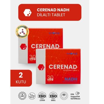 Cerenad NADH 2x30 Dilaltı Tablet