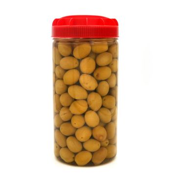 Cerenay Zeytincilik 1 kg İri Boy 121-140 Kalibre Domat Çizik Kokteyl Yeşil Zeytin