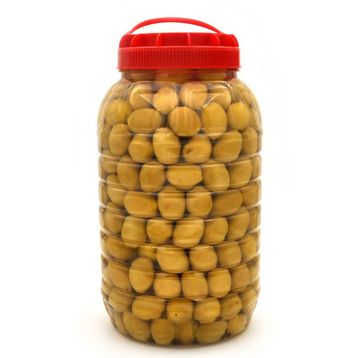 Cerenay Zeytincilik İri Boy 121-140 Kalibre 2 kg Domat Çizik Kokteyl Yeşil Zeytin