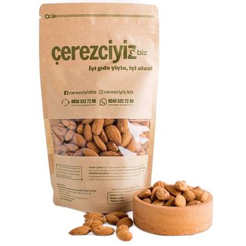 Cerezciyiz 500 gr Kavrulmuş Tuzlu Badem İçi