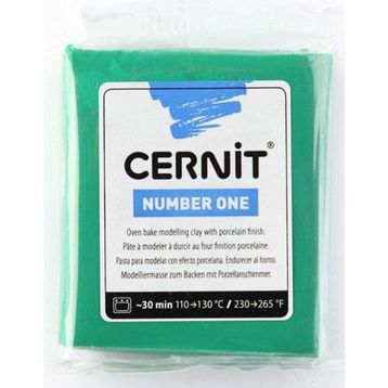Cernit 56600 Number One Green 56 gr Polimer Kil