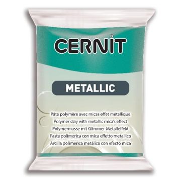 Cernit 5784052 Metallic Turquoise 56 gr Fırınlanır Hamur