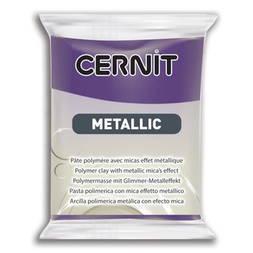 Cernit 5784056 Metallic Violet 56 GR Fırınlanır Hamur
