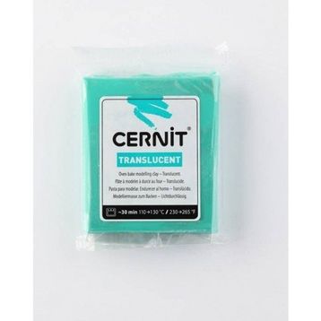 Cernit Translucent 56 gr 620 Emerald Green Polimer Kil