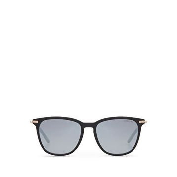 Cerruti 1881 CR 80044 C3 Oval Mat Siyah Asetat Erkek Güneş Gözlüğü