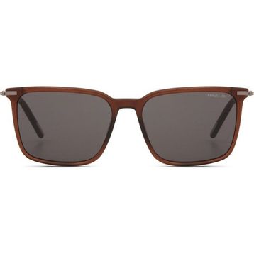 Cerruti 1881 CR 80045 C3 Dikdörtgen Kahverengi Asetat Erkek Güneş Gözlüğü