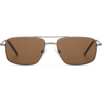 Cerruti 1881 CR 80049 C3 Dikdörtgen Mat Gri Metal Erkek Güneş Gözlüğü
