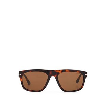 Cerruti 1881 CR 80086 C2 Koyu Kahverengi Havana Asetat Erkek Güneş Gözlüğü