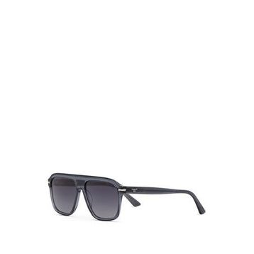 Cerruti 1881 CR 80089 C3 Gri Şeffaf Asetat Erkek Güneş Gözlüğü