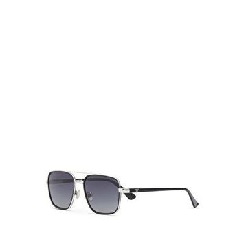 Cerruti 1881 CR 80090 C1 Siyah Gümüş Kombine Erkek Güneş Gözlüğü