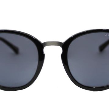 Cerruti 8516 01 48 Siyah Gümüş Oval Çerçeve Unisex Güneş Gözlüğü