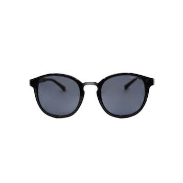 Cerruti 8516 01 48 Siyah Gümüş Oval Çerçeve Unisex Güneş Gözlüğü