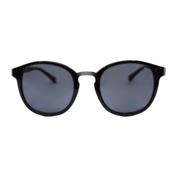 Cerruti 8516 01 48 Siyah Gümüş Oval Çerçeve Unisex Güneş Gözlüğü