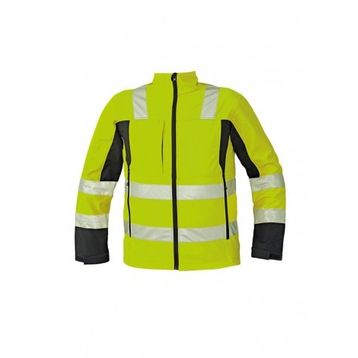 Cerva Malton Reflektif Sarı Softshell Mont