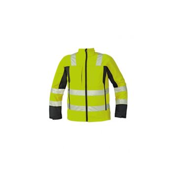 Cerva Malton Reflektif Sarı Softshell Mont