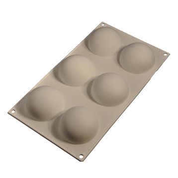 Cesil 6'lı Yarım Küre Silikon Kalıp