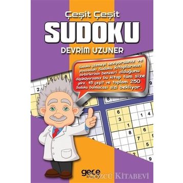 Çeşit Çeşit Sudoku - Devrim Uzuner