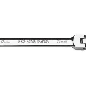 Ceta Form B06-10 10 mm Mafsallı C-Gear Cırcırlı Kombine Anahtar