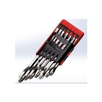 Ceta Form B10-P12 12 Parça Çatal İki Ağız Anahtar Takımı (Kısa Tip-Plastik Klipsli)
