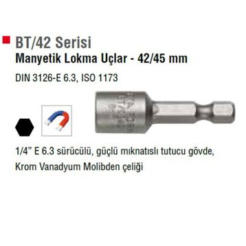 Ceta Form BT-0642 6x42 mm Manyetik Lokma Ucu