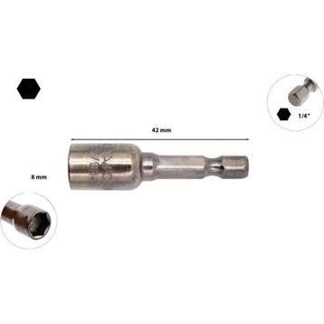 Ceta Form BT-0842 8 mm Manyetik Somun Tutucu Lokma