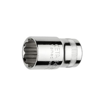 Ceta Form C22-B08 1-2 inç 12 Köşe Yıldız 8 mm Lokma Anahtar