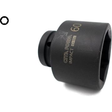 Ceta Form C82-H60 1 inç 6 Köşe Havalı 60 mm Lokma Anahtar