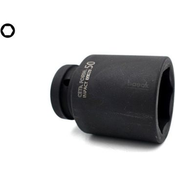 Ceta Form C84-H50 1 inç 6 Köşe Derin Havalı 50 mm Lokma Anahtar