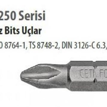 Ceta Form CB/250 Serisi Yıldız Bits Uçlar
