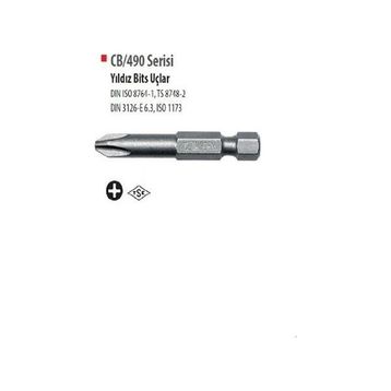 Ceta Form CB/702TM 70 mm Yıldız Bits Uç