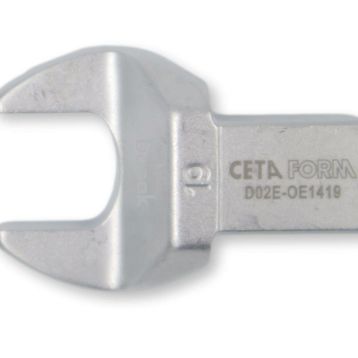 Ceta Form D02E-OE1419 14X18 mm 19 mm Açık Ağız Tork Anahtar Ucu