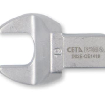 Ceta Form D02E-OE1419 14X18 mm 19 mm Açık Ağız Tork Anahtar Ucu