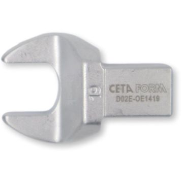 Ceta Form D02E-OE1419 14X18 mm 19 mm Açık Ağız Tork Anahtar Ucu